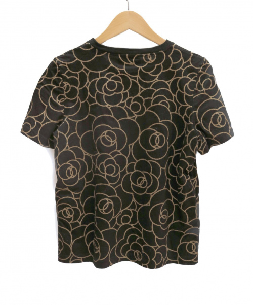 CHANEL（シャネル）CHANEL (シャネル) カメリアTシャツ ブラック サイズ:34 2018AWの古着・服飾アイテム