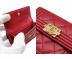 中古・古着 CHANEL (シャネル) ボーイシャネル/ミニ財布 レッド ボーイシャネル 84432 レザー 26702408：52800円