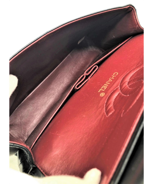 CHANEL（シャネル）CHANEL (シャネル) マトラッセ Wフラップ チェーンショルダーバッグ ブラック サイズ:- マトラッセ 765909の古着・服飾アイテム