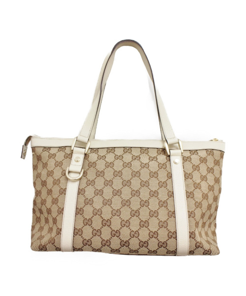 GUCCI（グッチ）GUCCI (グッチ) トートバッグ/GGキャンバス サイズ:- GG キャンバス 141470 204991の古着・服飾アイテム