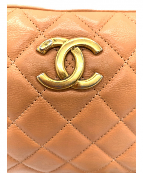 CHANEL（シャネル）CHANEL (シャネル) カメラバッグ/マトラッセ  ブラウンの古着・服飾アイテム