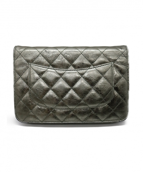 CHANEL（シャネル）CHANEL (シャネル) チェーンウォレット シルバー 2.55の古着・服飾アイテム