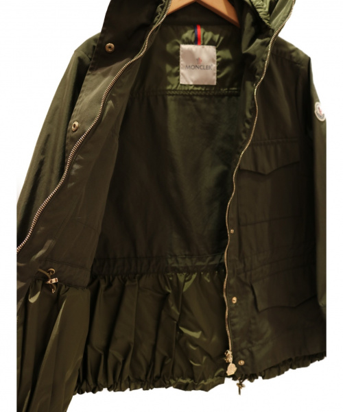 MONCLER（モンクレール）MONCLER (モンクレール) フード付きジャケット オリーブ サイズ:1 PAQUERETTEの古着・服飾アイテム