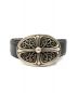 CHROME HEARTS（クロムハーツ）の古着「レザーベルト」｜ブラック