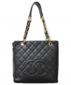 CHANELシャネル）の古着「PSTトート」｜ブラック