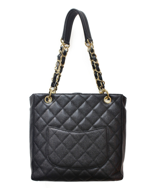 CHANEL（シャネル）CHANEL (シャネル) PSTトート ブラック サイズ:- キャビアスキン　 8114179の古着・服飾アイテム