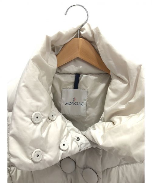 MONCLER（モンクレール）MONCLER (モンクレール) ロングダウンコート アイボリー サイズ:2 JOHANNAの古着・服飾アイテム