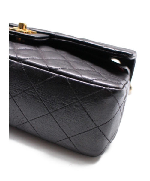 CHANEL（シャネル）CHANEL (シャネル) Wフラップショルダーバッグ ブラック サイズ:- マトラッセ ■の古着・服飾アイテム