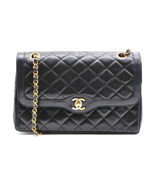 CHANEL（シャネル）CHANEL (シャネル) マトラッセ チェーンショルダーバッグ ブラック サイズ:- 0191362の古着・服飾アイテム