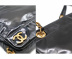 中古・古着 CHANEL (シャネル) トリプルCOCOマーク/エナメルトートバッグ ブラック エナメル ■：97800円