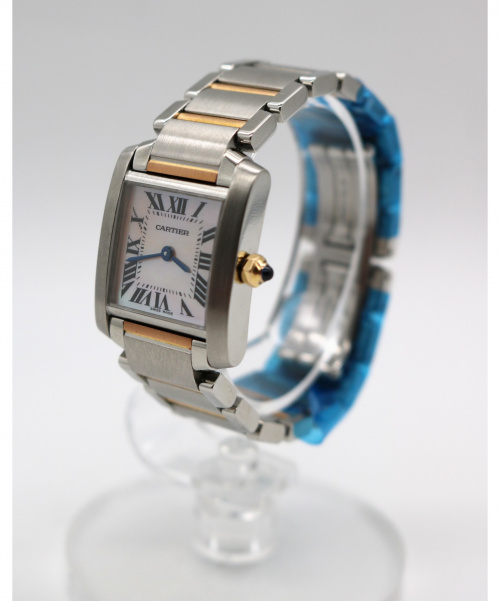 Cartier（カルティエ）Cartier (カルティエ) タンクフランセーズSM シェル文字盤 サイズ:SM W51027Q4の古着・服飾アイテム