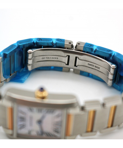 Cartier（カルティエ）Cartier (カルティエ) タンクフランセーズSM シェル文字盤 サイズ:SM W51027Q4の古着・服飾アイテム