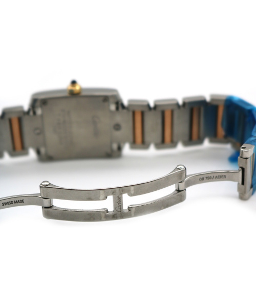 Cartier（カルティエ）Cartier (カルティエ) タンクフランセーズSM シェル文字盤 サイズ:SM W51027Q4の古着・服飾アイテム
