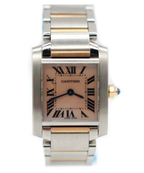 Cartier（カルティエ）Cartier (カルティエ) タンクフランセーズSM シェル文字盤 サイズ:SM W51027Q4の古着・服飾アイテム