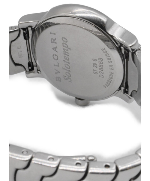 BVLGARI（ブルガリ）BVLGARI (ブルガリ) ソロテンポ ホワイト サイズ:- ソロテンポ ST29S クォーツ 動作確認済み ステンレススチールの古着・服飾アイテム