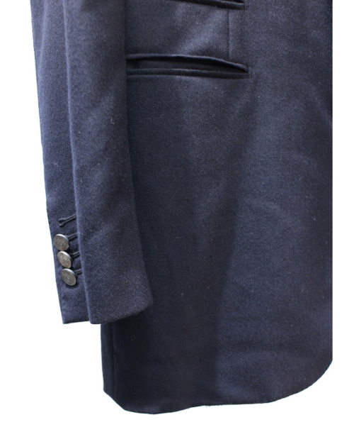 HERMES（エルメス）HERMES (エルメス) カシミヤテーラードジャケット ネイビー サイズ:48の古着・服飾アイテム