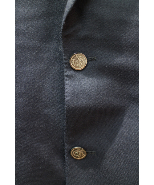 HERMES（エルメス）HERMES (エルメス) カシミヤテーラードジャケット ネイビー サイズ:48の古着・服飾アイテム