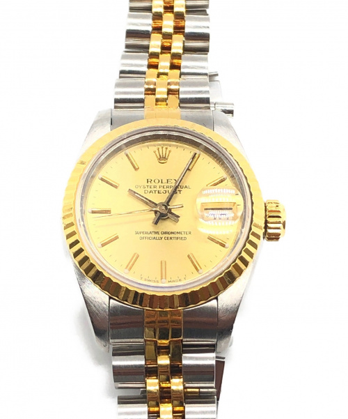 ROLEX（ロレックス）ROLEX (ロレックス) デイトジャスト　69173 サイズ:25mm SS/YGコンビの古着・服飾アイテム
