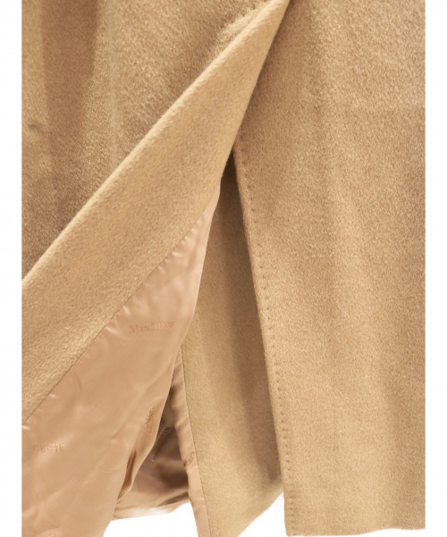 MaxMara（マックスマーラ）MaxMara (マックスマーラ) ベルテッドコート キャメル サイズ:36 ラクダの古着・服飾アイテム