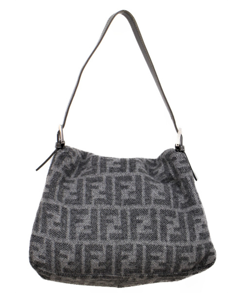 FENDI（フェンディ）FENDI (フェンディ) マンマバケット グレー サイズ:- ズッカ マンマバケット ウール ■の古着・服飾アイテム