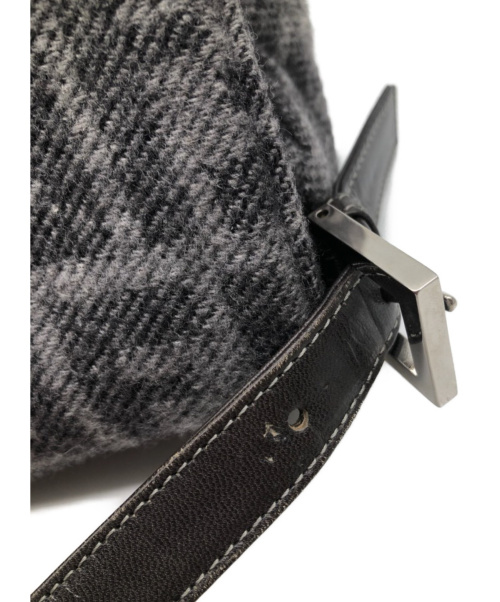 FENDI（フェンディ）FENDI (フェンディ) マンマバケット グレー サイズ:- ズッカ マンマバケット ウール ■の古着・服飾アイテム