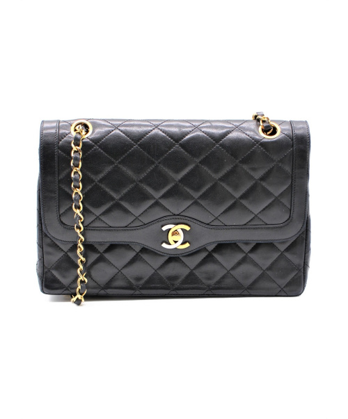 CHANEL（シャネル）CHANEL (シャネル) マトラッセ チェーンショルダーバッグ ブラック サイズ:- パリ限定　マトラッセ ■の古着・服飾アイテム