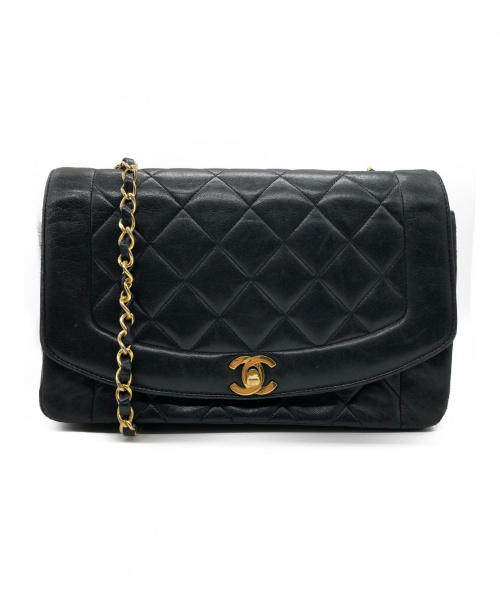CHANEL（シャネル）CHANEL (シャネル) ダイアナフラップ  ブラック サイズ:- チェーンショルダーバッグの古着・服飾アイテム