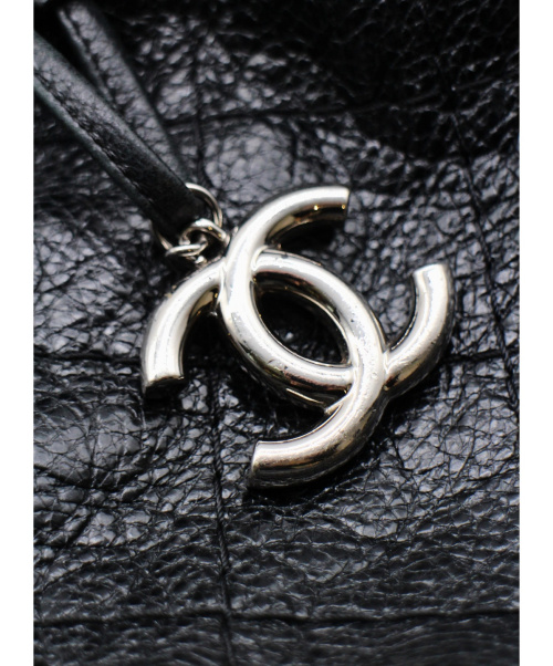 CHANEL（シャネル）CHANEL (シャネル) 巾着ショルダーバッグ ブラック サイズ:- ■の古着・服飾アイテム