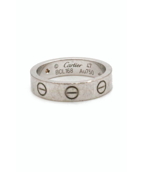 Cartier（カルティエ）Cartier (カルティエ) ミニラブリング サイズ:47 K18WG 4.5g ダイヤモンドの古着・服飾アイテム