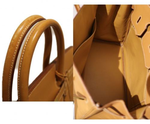 HERMES（エルメス）HERMES (エルメス) バーキン40 ゴールド サイズ:40 ヴァッシュの古着・服飾アイテム