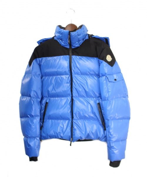 MONCLER（モンクレール）MONCLER (モンクレール) ダウンジャケット ブルー サイズ:Mの古着・服飾アイテム