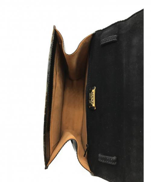 LOEWE（ロエベ）LOEWE (ロエベ) バルセロナ ブラウン サイズ:- ヴィンテージ　2wayショルダーバッグの古着・服飾アイテム