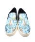GUCCI (グッチ) フローラGGスリッポン ベージュ×ブルー サイズ:9 1/2 未使用品：42800円