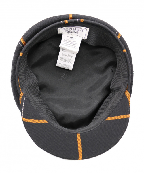 HERMES（エルメス）HERMES (エルメス) ハンチング ブラック サイズ:57の古着・服飾アイテム