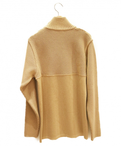 CHANEL（シャネル）CHANEL (シャネル) ココマークパッチタートルニット ベージュ サイズ:42の古着・服飾アイテム