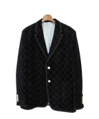 GUCCIグッチ）の古着「Palma GG velvet jacket」