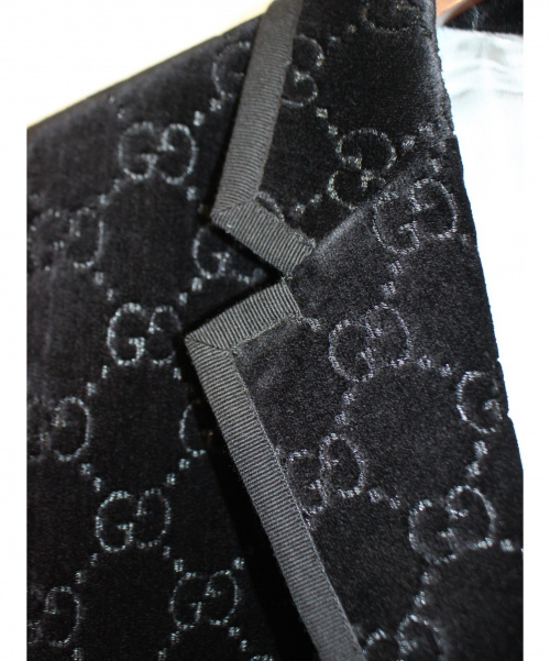 GUCCI（グッチ）GUCCI (グッチ) Palma GG velvet jacket サイズ:52の古着・服飾アイテム