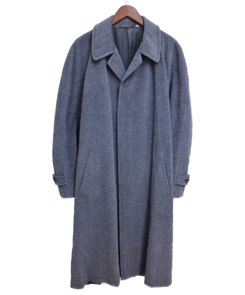 HERMES（エルメス）HERMES (エルメス) アンゴラカシミヤチェスターコート グレー サイズ:48の古着・服飾アイテム