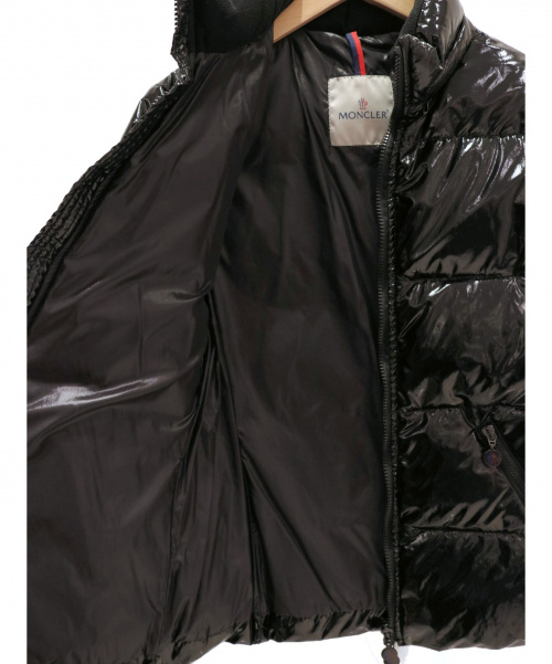 MONCLER（モンクレール）MONCLER (モンクレール) シャイニーダウンジャケット ブラック サイズ:2の古着・服飾アイテム