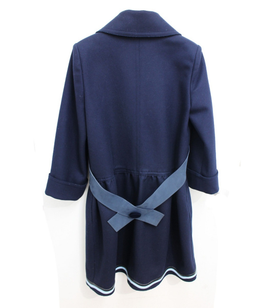 FENDI（フェンディ）FENDI (フェンディ) カシミヤ混コート ネイビー サイズ:38の古着・服飾アイテム