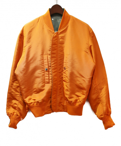 LOUIS VUITTON（ルイ ヴィトン）LOUIS VUITTON (ルイヴィトン) リバーシブルブルゾン オリーブ×オレンジ サイズ:50の古着・服飾アイテム