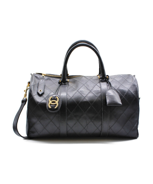 CHANEL（シャネル）CHANEL (シャネル) ビコローレ ボストンバッグ ブラック サイズ:- 1831288の古着・服飾アイテム