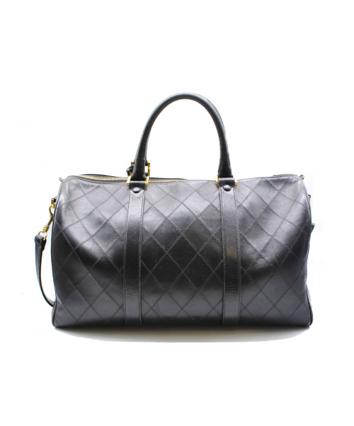 CHANEL（シャネル）CHANEL (シャネル) ビコローレ ボストンバッグ ブラック サイズ:- 1831288の古着・服飾アイテム