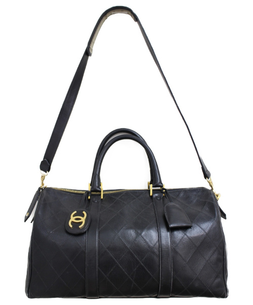 CHANEL（シャネル）CHANEL (シャネル) ビコローレ ボストンバッグ ブラック サイズ:- 1831288の古着・服飾アイテム