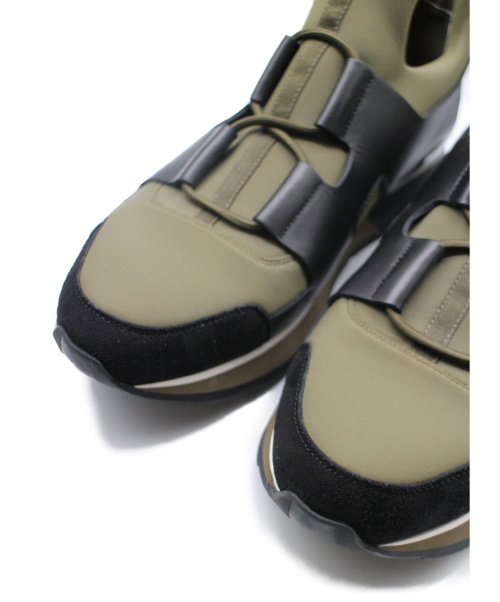 HERMES（エルメス）HERMES (エルメス) プレイヤースニーカー/Player Sneakers カーキ サイズ:41 172303ZHの古着・服飾アイテム