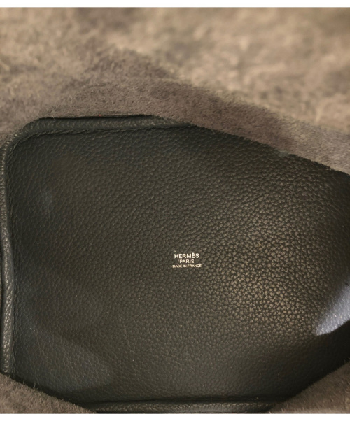 HERMES（エルメス）HERMES (エルメス) ハンドバッグ/ピコタンロックPM グレーの古着・服飾アイテム