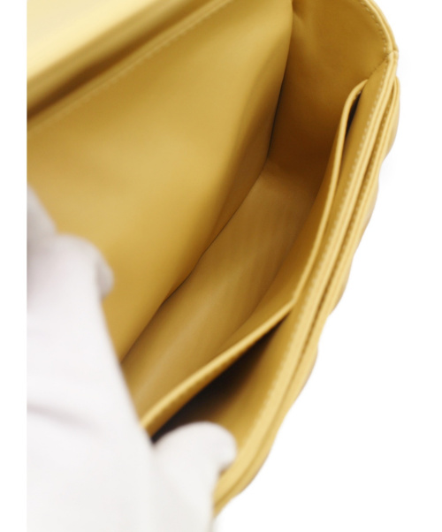 LOUIS VUITTON（ルイ ヴィトン）LOUIS VUITTON (ルイヴィトン) チェーンポシェット イエロー サイズ:- モノグラム M40716 ラムスキン PL0182の古着・服飾アイテム