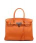 HERMES（エルメス）の古着「バーキン30」｜オレンジ
