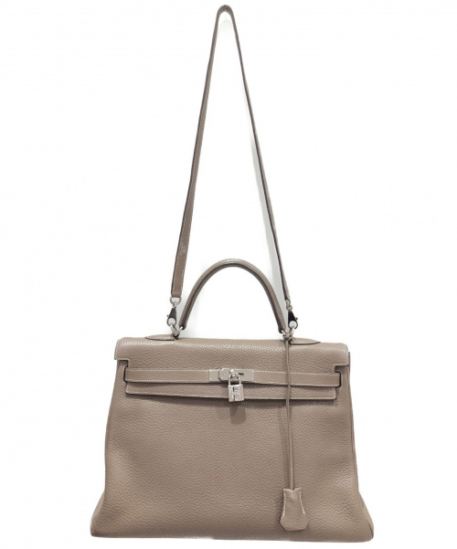 HERMES（エルメス）HERMES (エルメス) ケリー35 サイズ:35 シルバー金具 内縫い トリヨンクレマンスの古着・服飾アイテム
