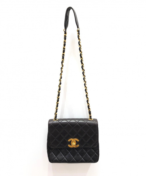 CHANEL（シャネル）CHANEL (シャネル) チェーンショルダーバッグ ブラック サイズ:- マトラッセの古着・服飾アイテム